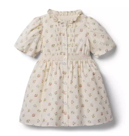 The Flower Pintuck Dress