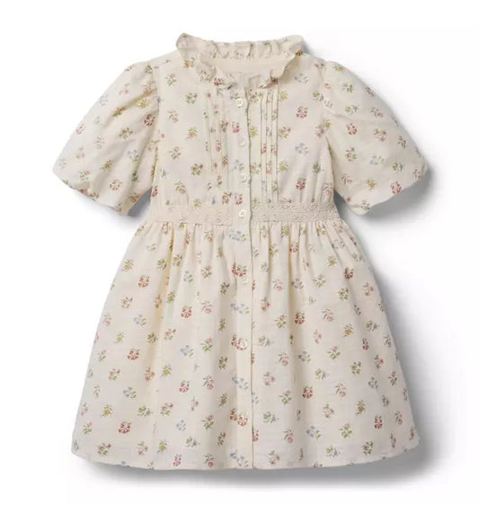 The Flower Pintuck Dress