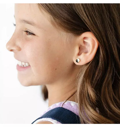 Yin Yang Stud Earrings