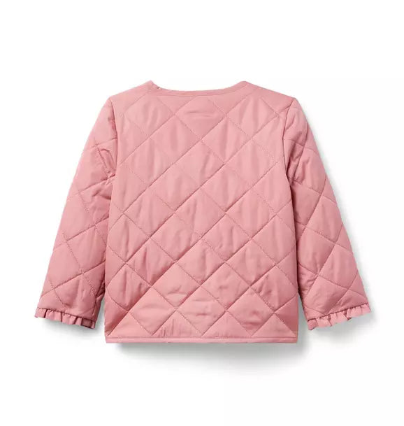 The Quilted Ruffle Cuff Jacket