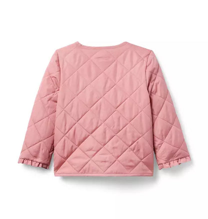The Quilted Ruffle Cuff Jacket