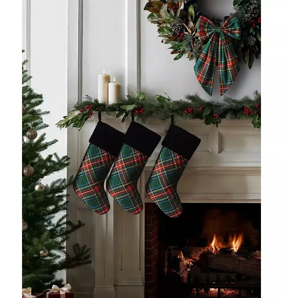 Christmas Stocking in Kensington Tartan