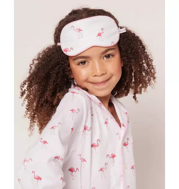 Kid's Sleep Mask in Flamingos