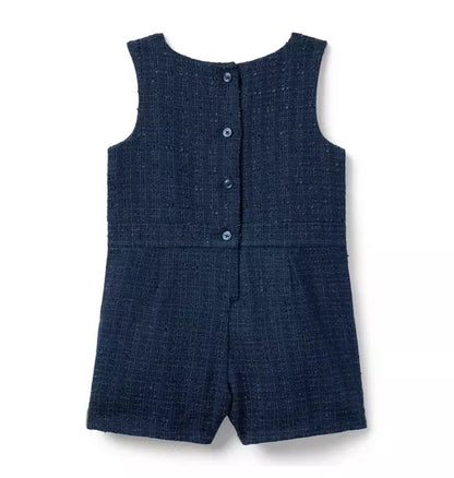 The Equestrian Tweed Romper