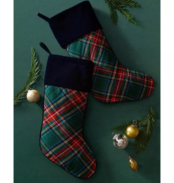 Christmas Stocking in Kensington Tartan