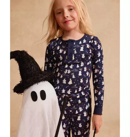 Kids Pima Snug Fit Pajama Set in Spooky Slumber