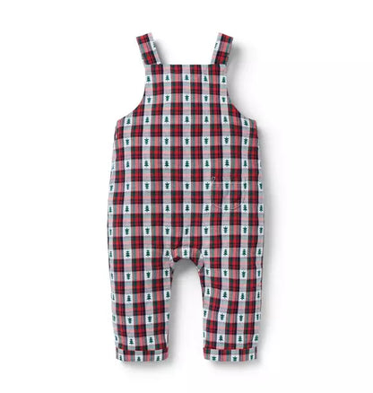 The Holiday Tartan Baby Overall