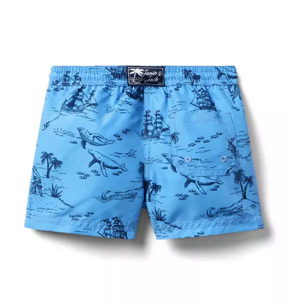 Recycled Sea Days Swim Trunk