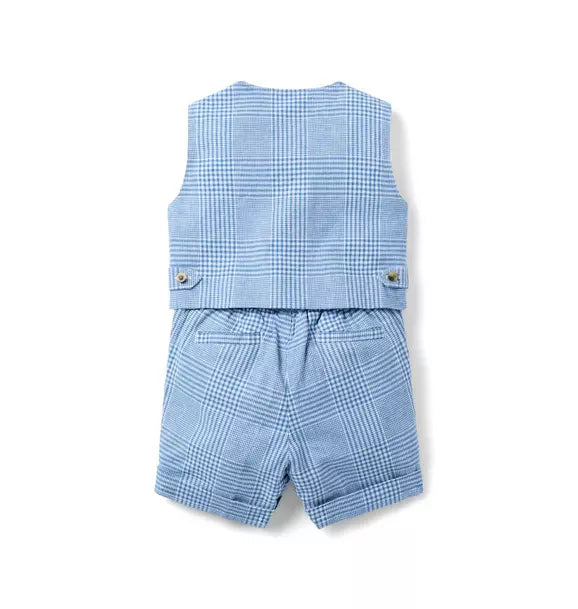 The Tattersall Baby Suit Set