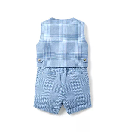 The Tattersall Baby Suit Set