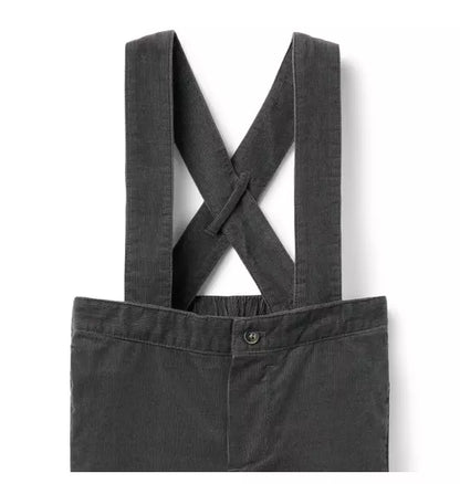 Baby Corduroy Suspender Pant