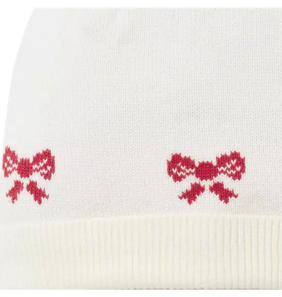 Baby Bow Pom Beanie