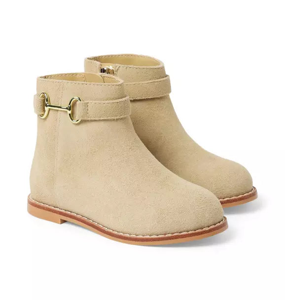 Suede Bridle Bit Bootie