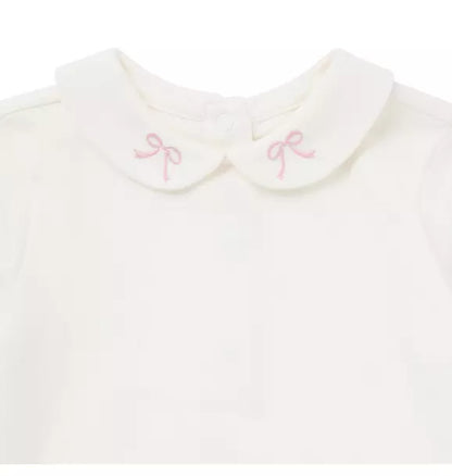 Baby Bow Collared Bodysuit
