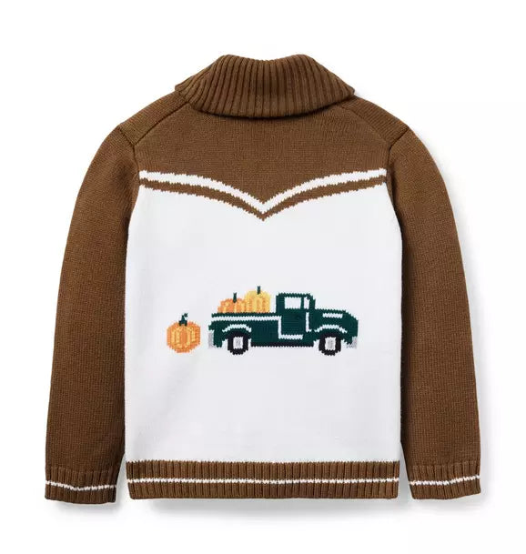 The Iconic Pumpkin Cardigan