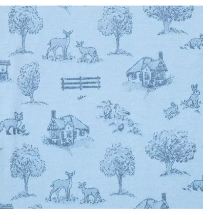 Baby Woodland Toile Blanket