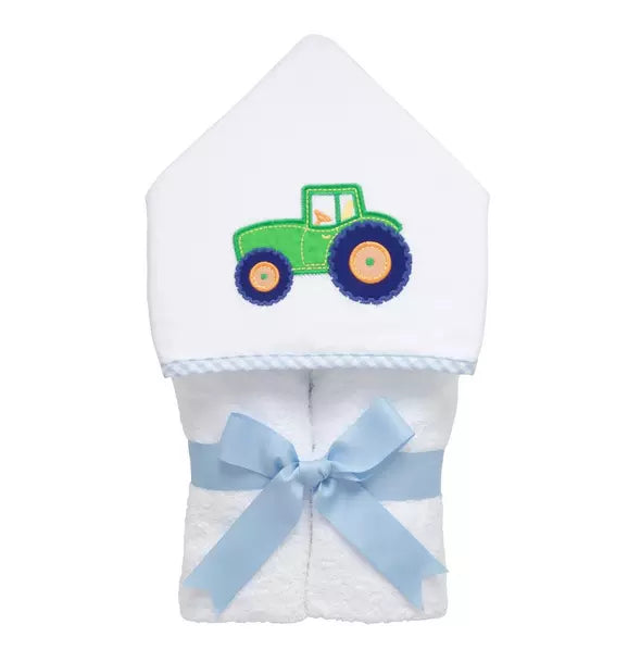 Tractor Applique Everykid Towel
