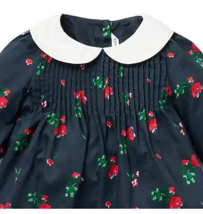 Baby Floral Pintuck Matching Set