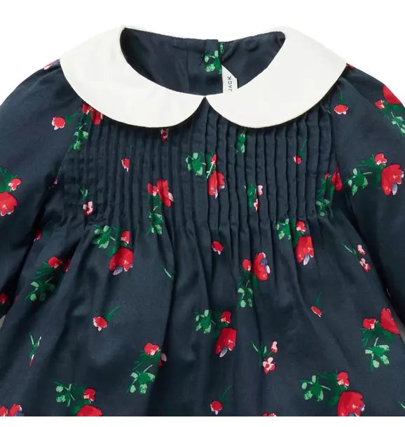 Baby Floral Pintuck Matching Set