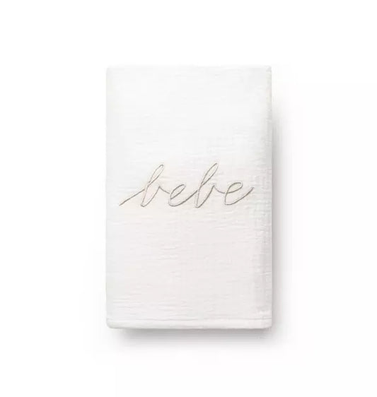 White Gauze Bebe Swaddle