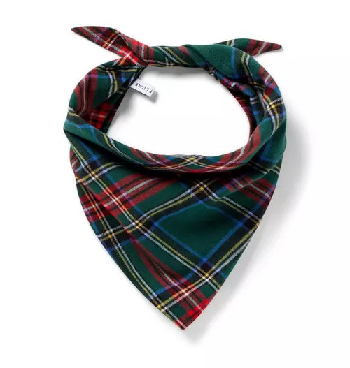 Dog Twill Bandana in Kensington Tartan