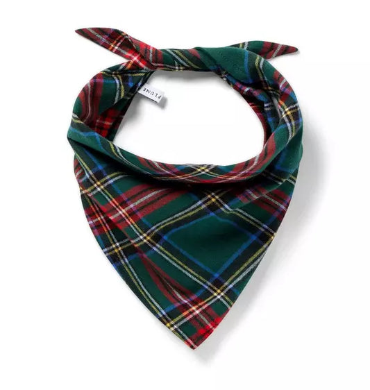 Dog Twill Bandana in Kensington Tartan