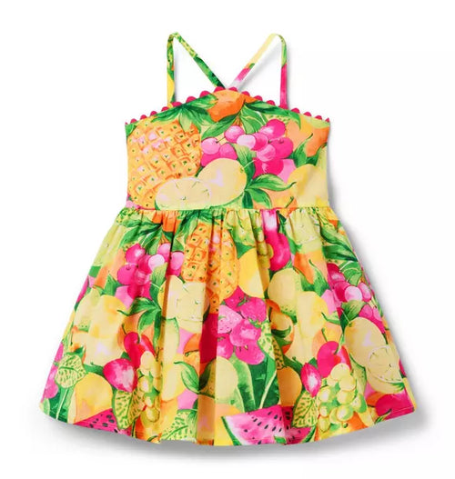 Fruit Halter Sundress