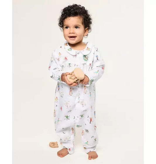 Baby's Twill Madeline Romper in 12 Days of Christmas