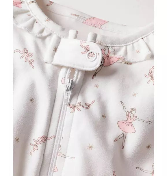 Baby's Pima Romper in Sugar Plum Fairy
