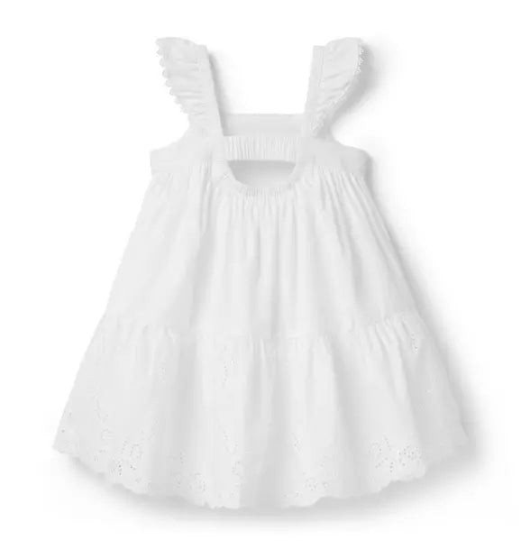 The Embroidered Floral Hem Dress