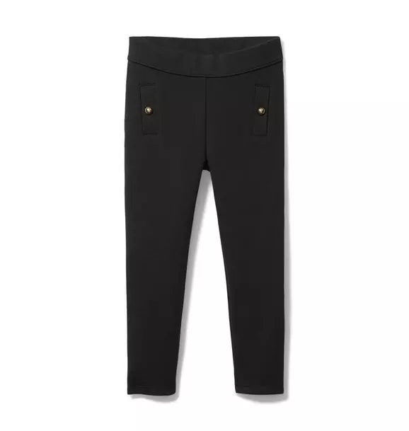 Button Ponte Pant