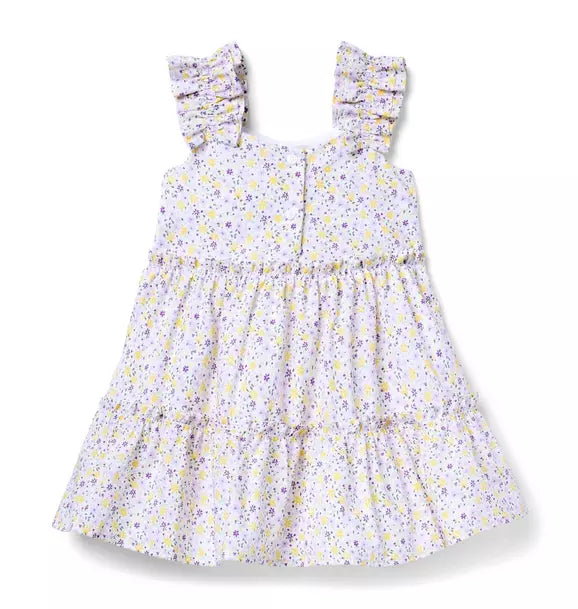 Ditsy Floral Ruffle Strap Dress