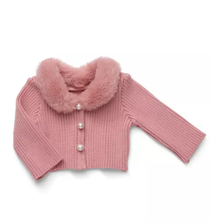 American Girl® x Janie and Jack Ribbed Cardigan For Dolls