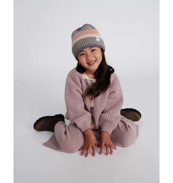 Beanie Stripe Chunky - Ash Rose Multicolor Stripe
