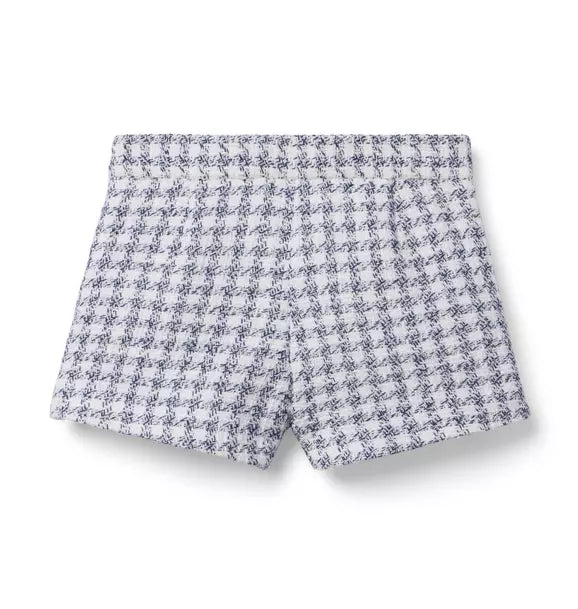 Houndstooth Tweed Short