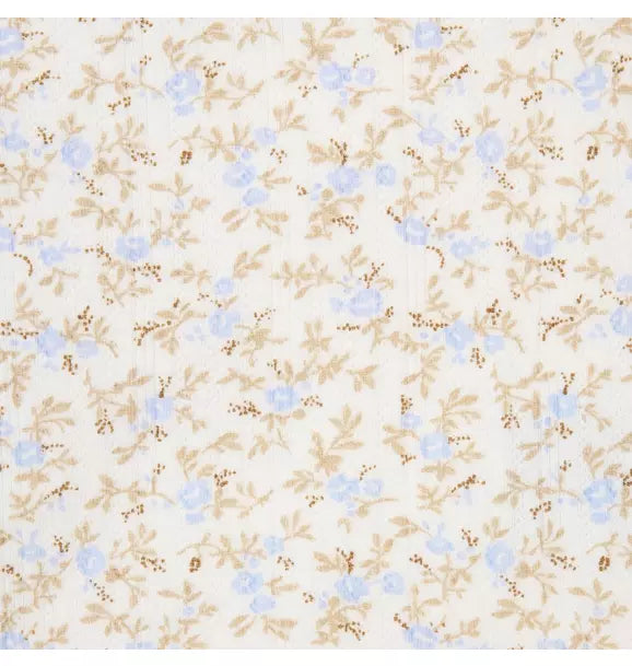 Baby Floral Ruffle Collar Matching Set