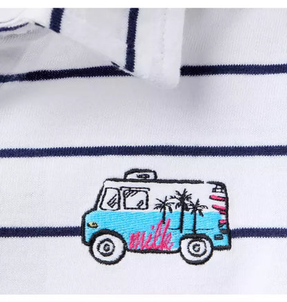 Milk Bar x Janie and Jack Striped Polo