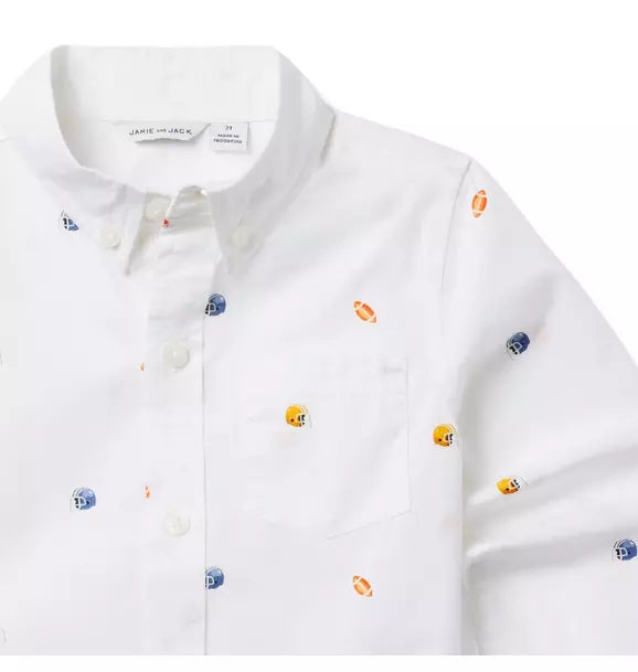Football Poplin Shirt
