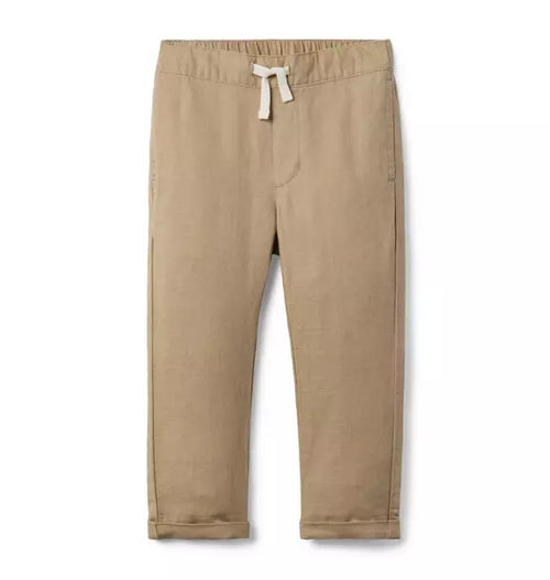 The Linen-Cotton Pull-On Pant