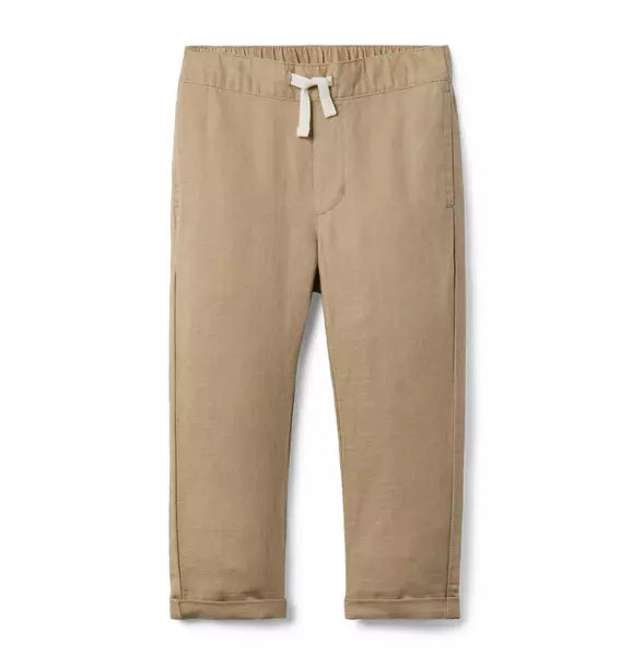 The Linen-Cotton Pull-On Pant