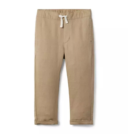 The Linen-Cotton Pull-On Pant