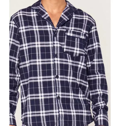 Men's Brushed Twill Pajama in Oxford Tartan