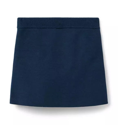 Crochet Trim Sweater Skirt