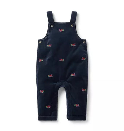 The Holiday Train Baby Overall