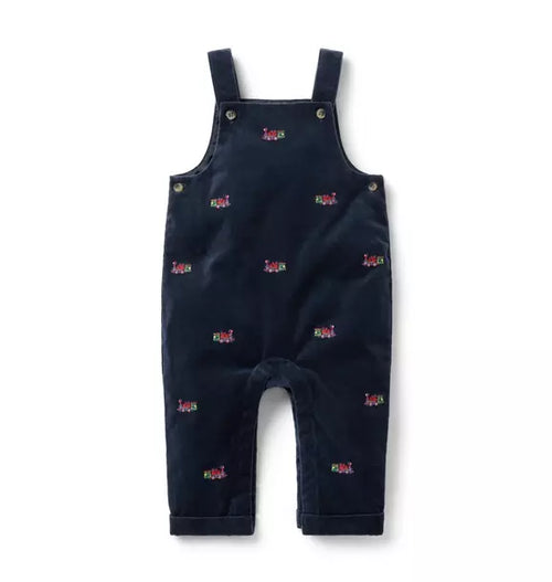 The Holiday Train Baby Overall