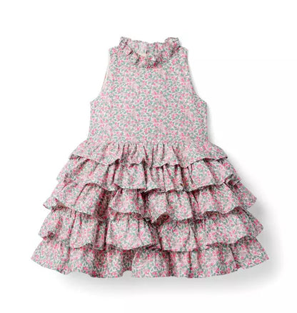 Colleen's Orchard Dress Made With Liberty Fabric