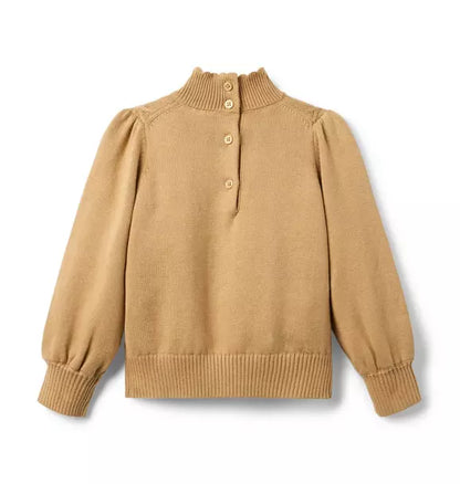 Rose Cable Knit Sweater