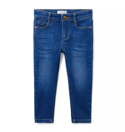 Skinny Jean In Ocean Faded Wash