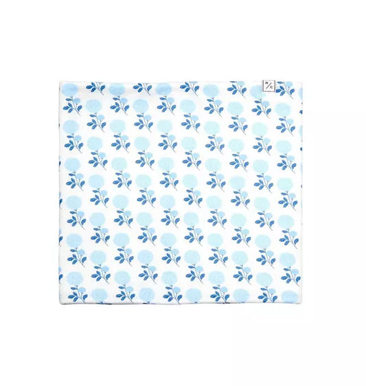Blue Hydrangea Fleece Lined Neck Warmer