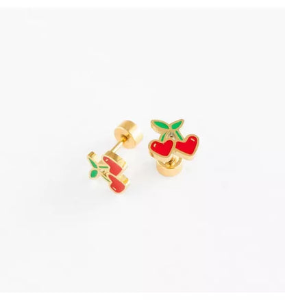 Cherries Stud Earrings